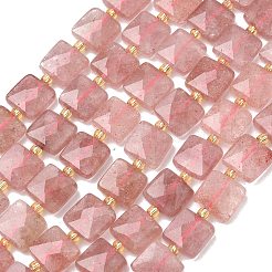 Природного кварца клубники нитей бисера&nbsp;G-L642-L06-10mm