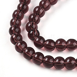 Прозрачные стеклянные бусины&nbsp;LS-GLAA-T032-T4mm-19