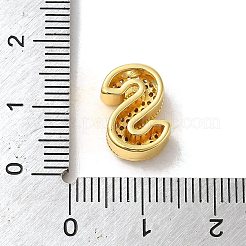 Латунные микропаве прозрачные кубические циркониевые подвески&nbsp;LS-ZIRC-C009-01G-S