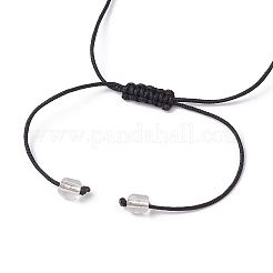 Bracelets de perles tressées avec pierres précieuses naturelles et synthétiques chakra&nbsp;BJEW-JB09824