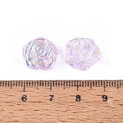 Chapelets de perles en verre transparent électrolytique&nbsp;EGLA-N056-02A-03