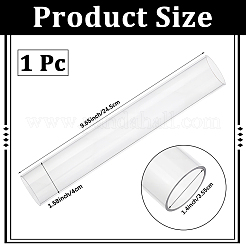 Tube acrylique transparent rond&nbsp;AJEW-CY0002-54B