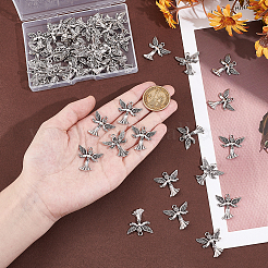 50pcs Legierungsanhänger im tibetischen Stil&nbsp;TIBEP-UN0001-16
