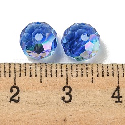 Perles en verre electroplate&nbsp;EGLA-Z004-01B-11