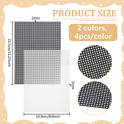 8шт 2 цвета полиэтиленовая пластиковая сетка&nbsp;DIY-PH0031-39