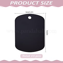 15шт алюминиевые подвески&nbsp;ALUM-LP0001-02