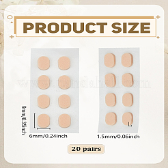 20 пара наклеек на нос из мягкой губки eva&nbsp;AJEW-LP0008-22