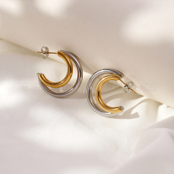 Boucles d'oreilles à tige en acier inoxydable 304 pour femmes&nbsp;DQ1821