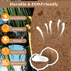 Украшение витрины из кокосового волокна&nbsp;DIY-WH20063-020