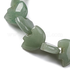 Естественный зеленый авантюрин бисер нитей&nbsp;G-F783-G02-01