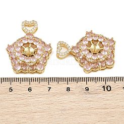 Picchetti in ottone zirconi con micro pavè&nbsp;CU-CBA7392-03G