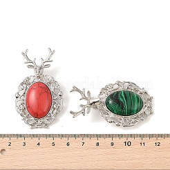 Подвески из синтетического смешанного драгоценного камня&nbsp;G-A226-02P-B