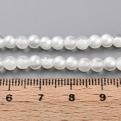 Выпечка расписные прозрачные стеклянные бусины&nbsp;X1-DGLA-N011-4mm-01