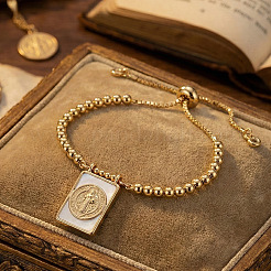 Verstellbare Messingkasten-Kettenschieberarmbänder&nbsp;GV3572