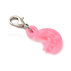 Подвесные украшения в виде акриловой луны&nbsp;HJEW-JM04069