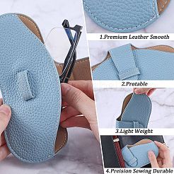 Estuche de gafas de cuero pu&nbsp;AJEW-CN0006-42B