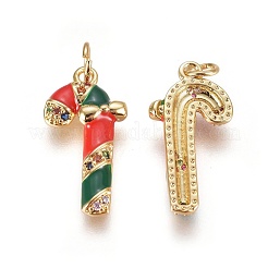 Colgante micropavé cubic zirconia de latón&nbsp;ZIRC-I028-06G