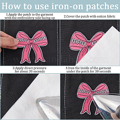 7 шт. 7 стиля полиэстеровых вышивок на одежде с термонаклейкой&nbsp;PATC-GF0001-63