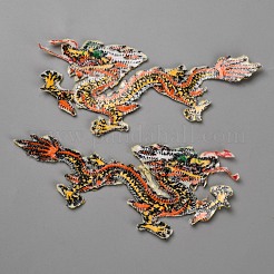 Parches bordados para planchar o coser con dragón&nbsp;DIY-WH0568-56D