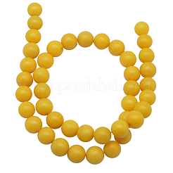 Abalorios de jade natural de mashan hebras&nbsp;X-DJAD-8D-07
