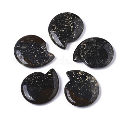 Natural Agate Home Display Decorations, No Hole/Undrilled, Spiral Shell Shape, 25.5x21.5x5.5mm