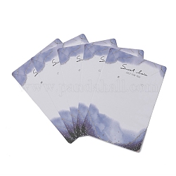 Beschichtetes Papierarmband Anzeigekarten, Rechteck, anderes Muster, 9.1x6x0.04 cm