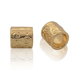 Nickel Free & Lead Free Golden Alloy Wing Beads, Long-Lasting Plated, 9x8mm, Hole: 6mm