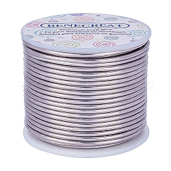 BENECREAT 10 Gauge/2.5mm Tarnish Resistant Jewelry Craft Wire 24.5m Bendable Aluminum Sculpting Metal Wire for Jewelry Craft Beading Work - Primary Color
