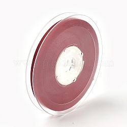 Rayonne et ruban de coton, ruban de bande sergé, ruban à chevrons, ruban de noël, rouge foncé, 1/4 pouce (6 mm), environ 50yards / rouleau (45.72m / rouleau)
