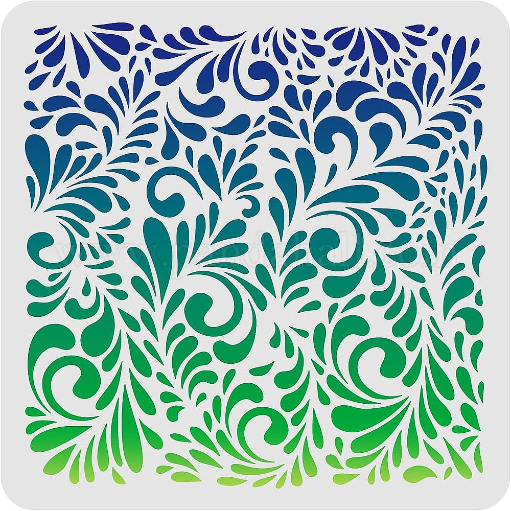 16pcs Disegno Pittura Stencil Set Artigianato Riutilizzabile Pittura Modello Stencil FAI DA TE Scrapbook Stencil di Plastica per Pittura su Legno Parete Casa