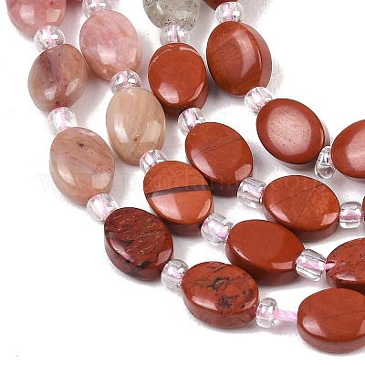 Нити из вишневого кварцевого стекла&nbsp;G-Z135-A06-1