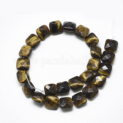 Chapelets de perles d'œil de tigre naturel&nbsp;G-S357-D01-01-1
