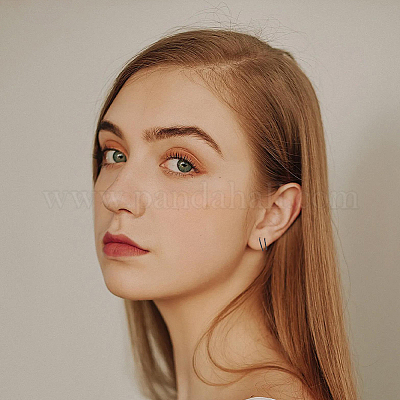 20 шт. набор из 5-х спиральных колец для носа из нержавеющей стали 304&nbsp;AJEW-FI0001-01-1