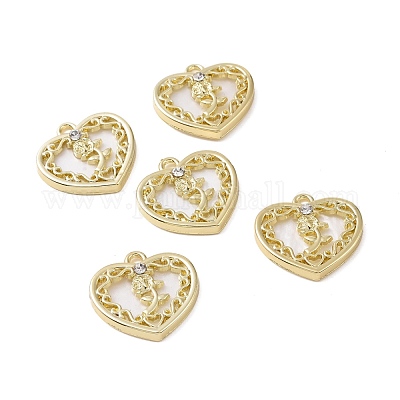 Alliage micro pave pendentifs en zircone&nbsp;PALLOY-F285-05B-LG-1