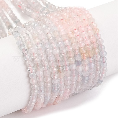 Природные морганит нитей бисера&nbsp;G-F770-C05-03-1