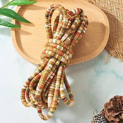 5 м шнур с эластичной обмоткой в этническом стиле&nbsp;OCOR-TA0002-44C-1