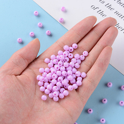 Непрозрачные акриловые бусины MACR-S370-C6mm-A03-1