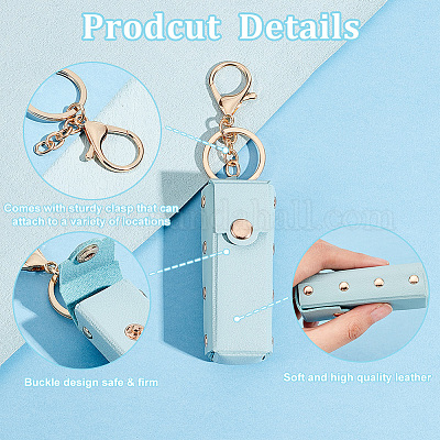 Shop WADORN 2pcs Chapstick Keychain Holder for Jewelry Making - PandaHall  Selected