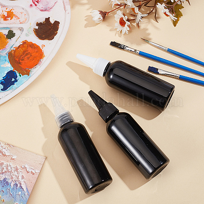 12 шт. 3-цветные пластиковые флаконы для дозирования клея из полипропилена AJEW-GO0001-27-1