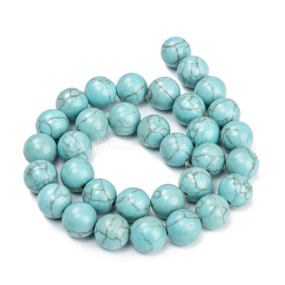 Chapelets de perles en turquoise synthétique&nbsp;G-C180-02D-1