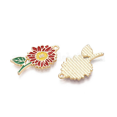 Подвески из эмали и сплава&nbsp;ENAM-T024-32G-G-1