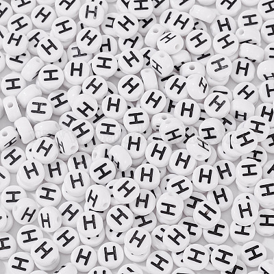 500шт акриловые бусины&nbsp;SACR-TA0001-55H-1