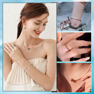 2 нити натуральных бусин солнечного камня G-PH0002-81-1