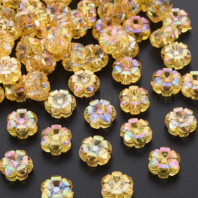 Perles en acrylique transparente&nbsp;MACR-S373-06-C05-1