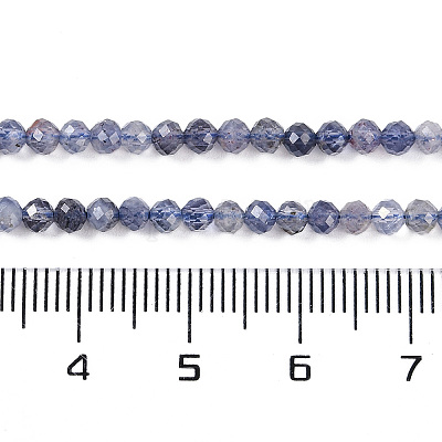 Природные иолит нитей бисера G-N342-32-1