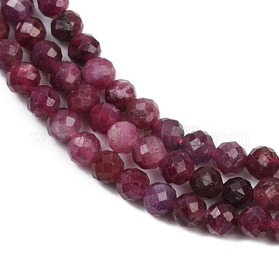 Натуральный турмалин бисер нитей&nbsp;G-F789-03-3mm-1