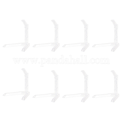 Supporti per espositori per action figure assemblati in plastica trasparente&nbsp;ODIS-WH0038-94-1