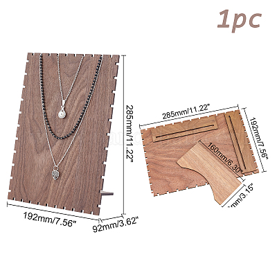 Lolalet Wooden Necklace Display Stands for Selling, Freestanding Multiple  Necklaces Stands and Displays for Vendors, Jewelry Displays Holders for