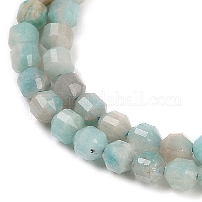 Chapelets de perles en amazonite naturelle&nbsp;G-O201B-102A-1