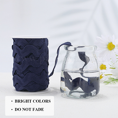 Лента из полиэстерового волнистого кружева&nbsp;OCOR-GF0004-36B-26-1